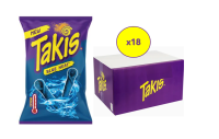 Takis Blue Heat maïschips   100 g x 18