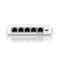 Ubiquiti UniFi Flex Mini 2,5G netwerkswitch   beheerd   2,5G Ethernet (100/1000/2500)   voeding via Ethernet (PoE)   wit
