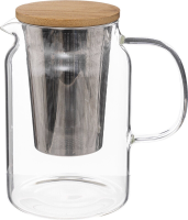 Secret de Gourmet Glazen Theepot   90 cl, Transparant