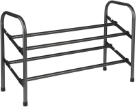 5Five Metalen Schoenenrek   Uitschuifbaar, 10 Paar, Zwart, 61 115 cm