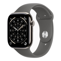 Apple Watch Series 11 GPS + mobiel netwerk 42 mm, naturel titanium