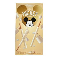 Binqi gecoate biscuitstengels (melksmaak) Mickey editie 40 g