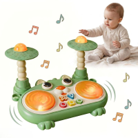 Baby muzikaal trommelspeelgoed 6 18 maanden   Lichtgevend leerderspeelgoed met ritmisch trommelen, vorm  & kleursoorten & dierenklanken   Sensorisch speelgoed voor buikentijd   Verjaardags  & kerstcadeau voor jongens en meisjes