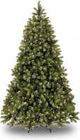 Bayberry kunstkerstboom   213 cm   groen   Diameter 140 cm   1.539 Tips   550 ledlampjes   metalen voet