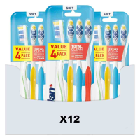 12X Jordan Tandenborstel Total Clean Soft 4 pack 4 stuks