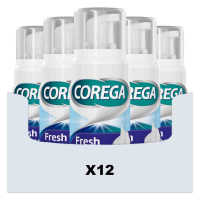 12X Corega Kunstgebitreiniger Fresh Cleanse Mousse 125 ml