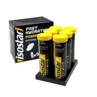 6X Isostar Fast Hydration Powertabs Lemon 10 tabletten