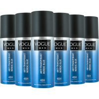 6X Vogue Men Anti Transpirant Nordic Blue 150 ml