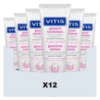 12X Vitis Tandpasta Gezond Tandvlees 75 ml