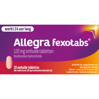 Allegra Fexotabs Bij Hooikoorts 20 tabletten
