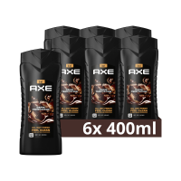 6X Axe 3 in 1 Douchegel XL Dark Temptation 400 ml