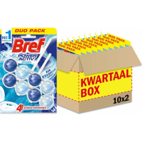 10X Bref Toiletblok Power Active Ocean 2 stuks