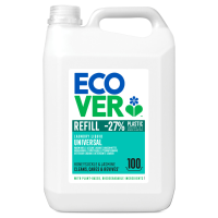 4X Ecover Wasmiddel Universeel Kamperfoelie & Jasmijn 100 Wasbeurten 5 liter