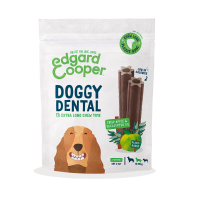 Edgard & Cooper Doggy Dental Sticks Medium Appel   Eucalyptusolie