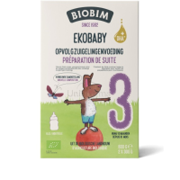 3X Biobim Bio Zuigelingenvoeding 10+ mnd Ekobaby 3 600 gr