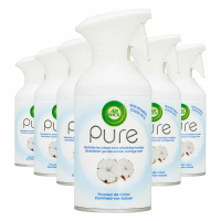 6X Air Wick Pure Luchtverfrisser Zachtheid van Katoen 250 ml