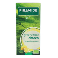 3X Piramide Groene Thee Bio Citroen 20 stuks