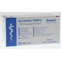 2X Romed Alcohol Doekjes 100 stuks