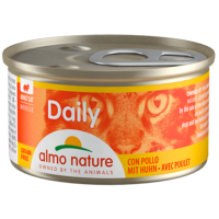 24X Almo Nature Daily Menu Kattenvoer Nat Mousse Kip 85 gr