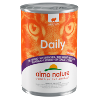 36X Almo Nature Daily Menu Kattenvoer Nat Konijn 400 gr