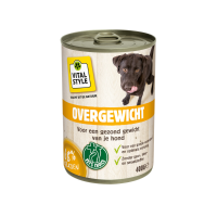 Vitalstyle Hondenvoer Blik Overgewicht 400 gr