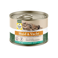 12X Vitalstyle Kattenvoer Blik Huid & Vacht 200 gr