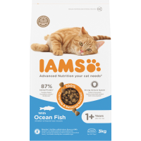 3X IAMS Kat Adult Oceaanvis 3 kg