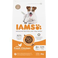 3X IAMS Dog Senior Small   Medium Kip 3 kg