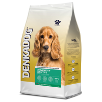 4X Denkadog Hondenvoer Growing Up Sensitive 2,5 kg