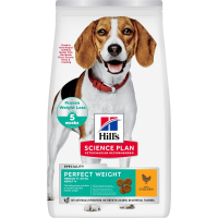 Hill's Science Plan Hondenvoer Droog Canine Adult Perfect Weight Kip Medium 2 kg