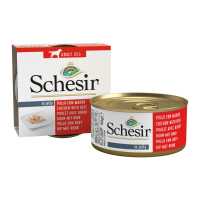 10X Schesir Hondenvoer Kipfilet en Rundvlees in Gelei 150 gr