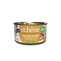 12X Schesir Kattenvoer Tonijn en Kip in Gelei 85 gr
