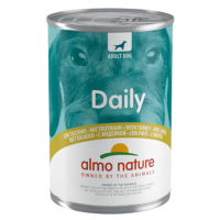 24X Almo Nature Daily Menu Hondenvoer Nat Kalkoen 400 gr