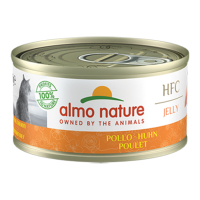 24X Almo Nature HFC Kattenvoer Nat in Gelei Kip 70 gr