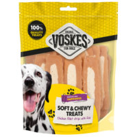 Voskes Hondensnacks Kip Filet Vis 400 gr