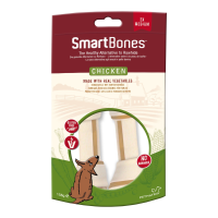 7X Smartbones Hondensnack Kip Medium 2 stuks