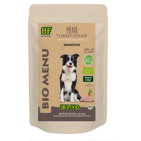 15X BF Petfood Biofood Organic Kalkoen Menu 150 gr