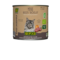 BF Petfood Biofood Kat Organic Rund Menu 200 gr