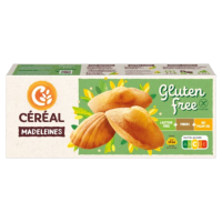 3X Céréal Madeleines Glutenvrij en Lactosevrij 180 gr