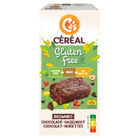 Céréal Brownies Chocolade en Hazelnoot Gluten en Lactosevrij 150 gr