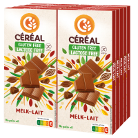 10X Céréal Melkchocolade Tablet Glutenvrij en Lactosevrij 100 gr