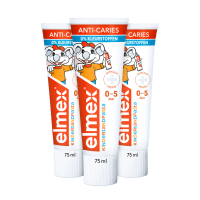 3X Elmex Gel Tandpasta Peuter (0 5 Jaar) 75 ml