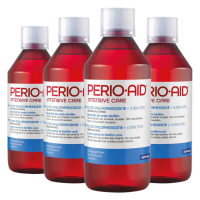 4X PerioAid Mondspoelmiddel Intensive Care 0.12% CHX 500 ml