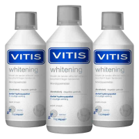 3X Vitis Mondwater Whitening 500 ml