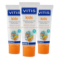 3X Vitis Tandgel Kids 6m+ 50 ml