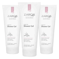 3X Zarqa Sensitive Douchegel 200 ml