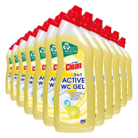 12X At Home Toiletreiniger Lemon 750 ml