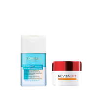 L’Oréal Paris Revitalift Dagcrème & Dermo Expertise Make Up Remover Pakket