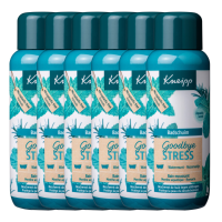 6X Kneipp Badschuim Goodbye Stress 400 ml