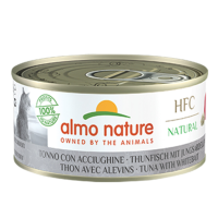 24X Almo Nature HFC Natural Kattenvoer Nat Tonijn & Ansjovis 150 gr